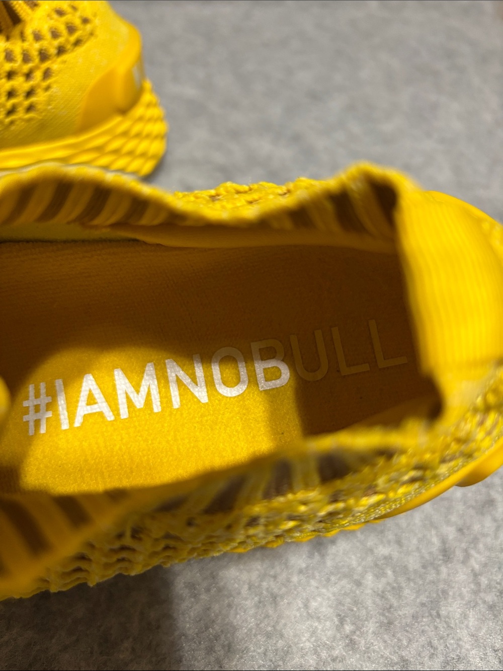 NOBULL Project Yellow Lemon Drop Knit Runner Trainer Unisex Sneaker W9/M7.5 - Picture 7 of 9